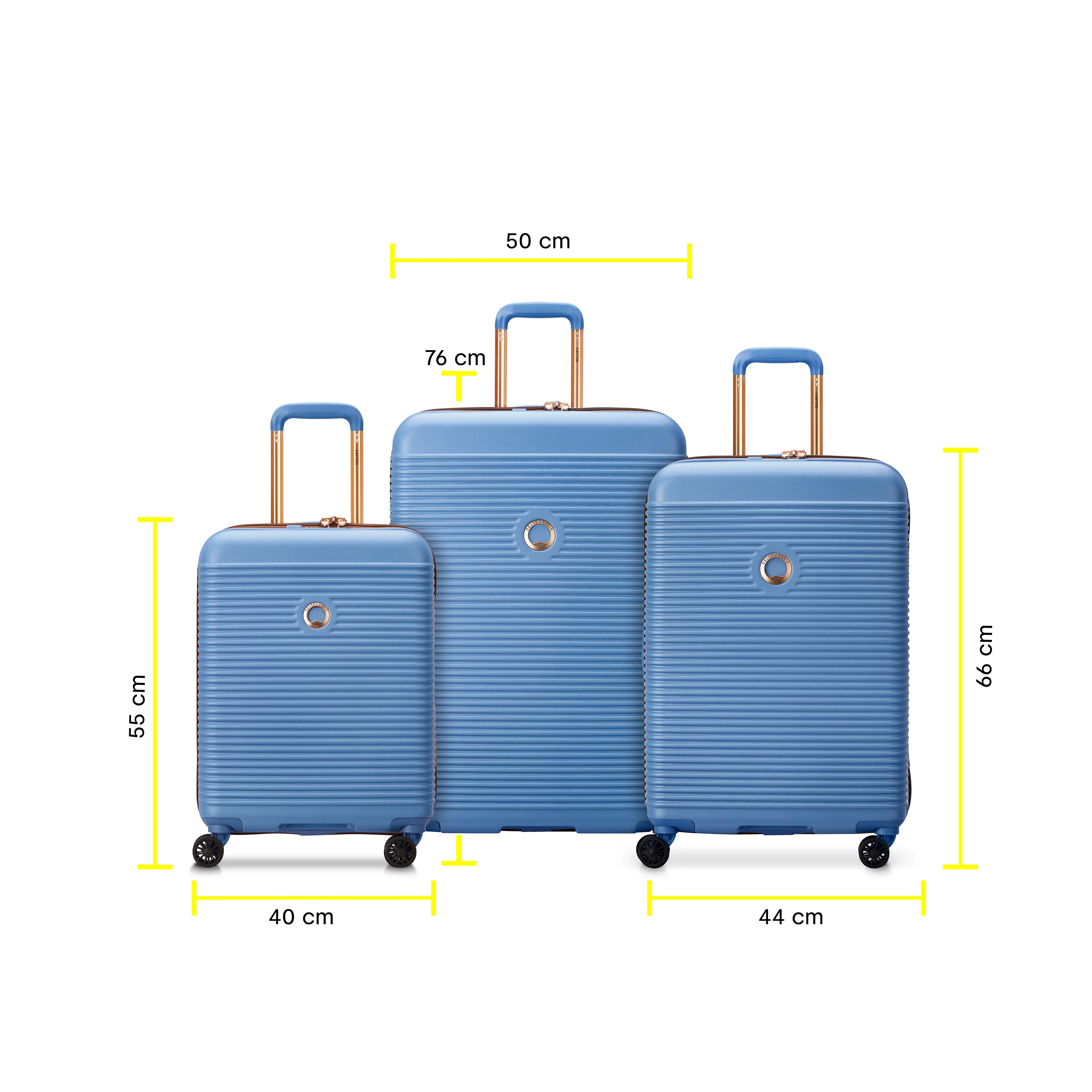 FREESTYLE - Set 3 Suitcases (L-76cm) (M-66cm) (S-55cm) - Image 18