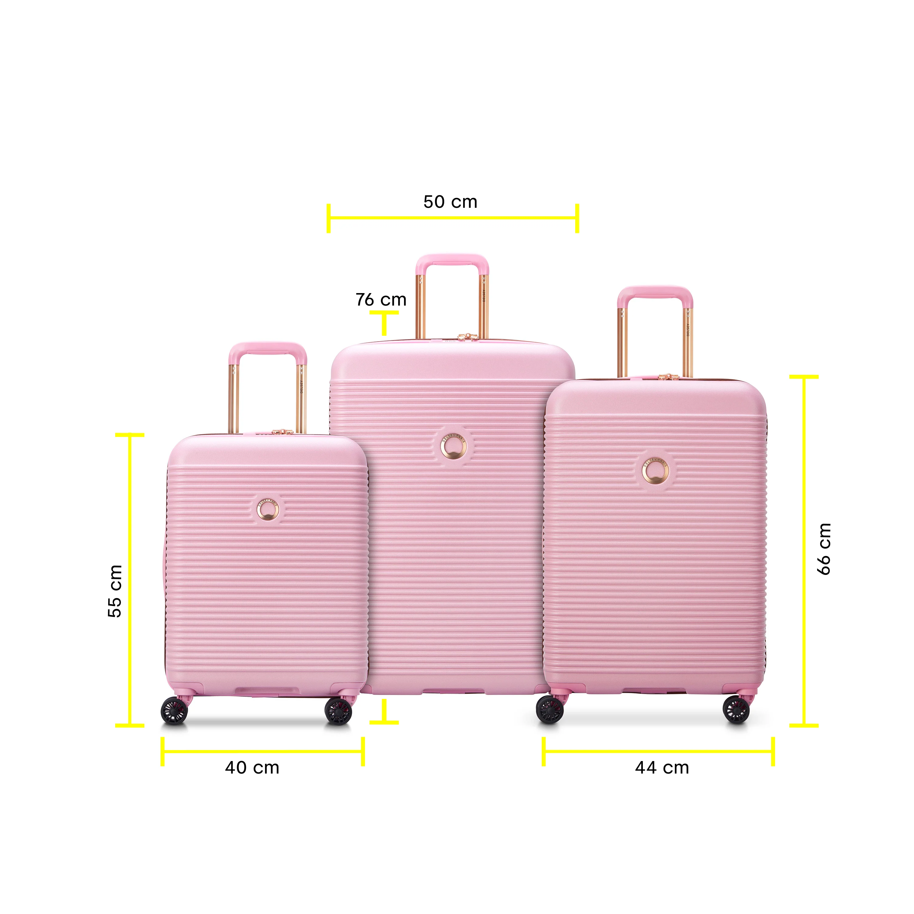 FREESTYLE - Set 3 Suitcases (L-76cm) (M-66cm) (S-55cm) - Image 6