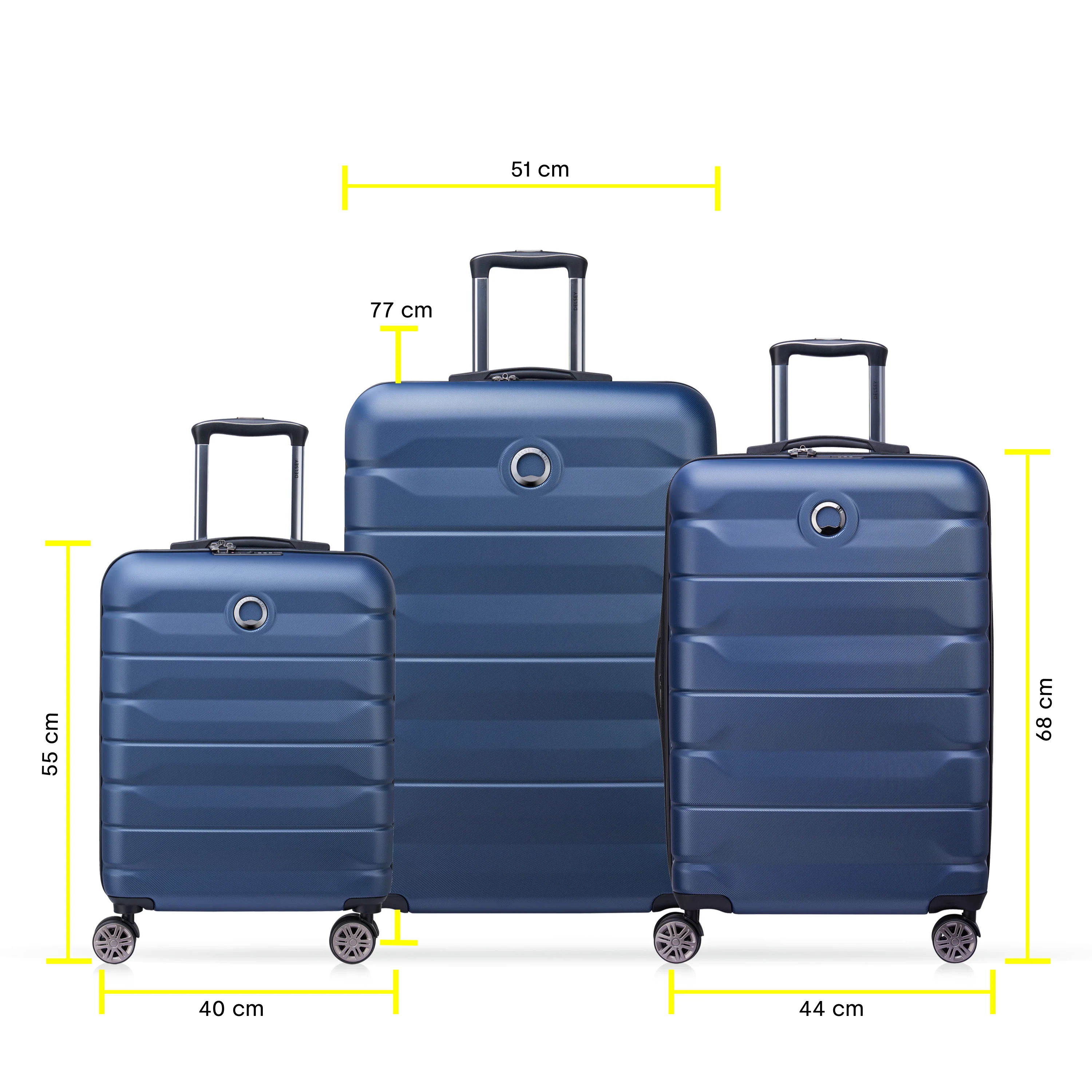 AIR ARMOUR - Set 3 Suitcases (L-77cm) (M-68cm) (S-55cm) - Image 50